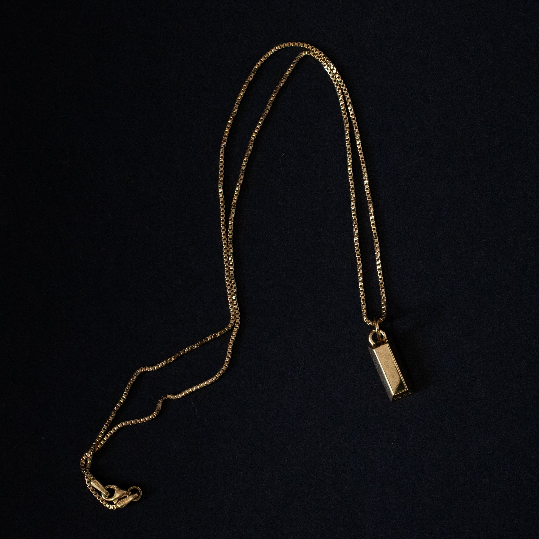 Ingot Charm Necklace