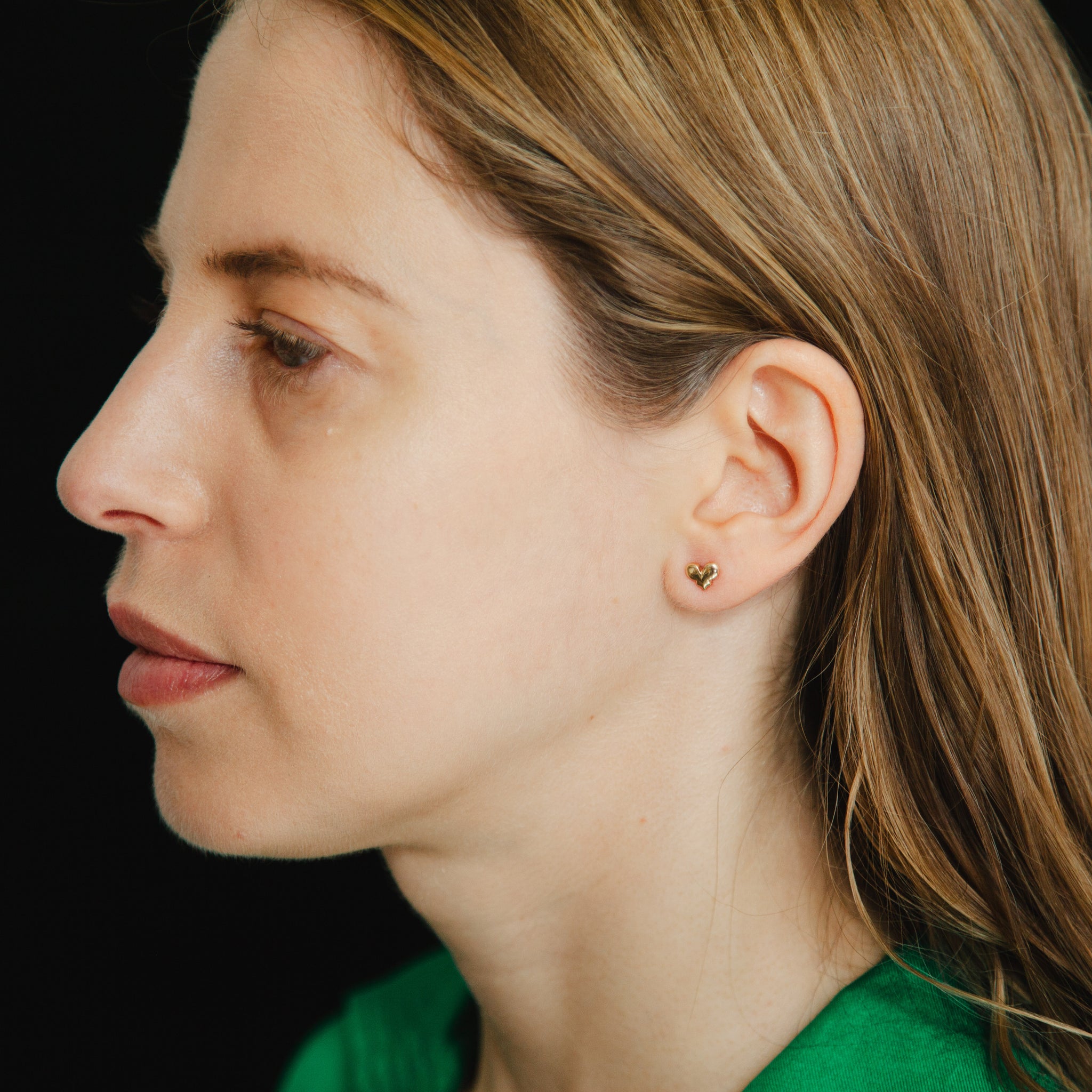 Heart Stud Earrings