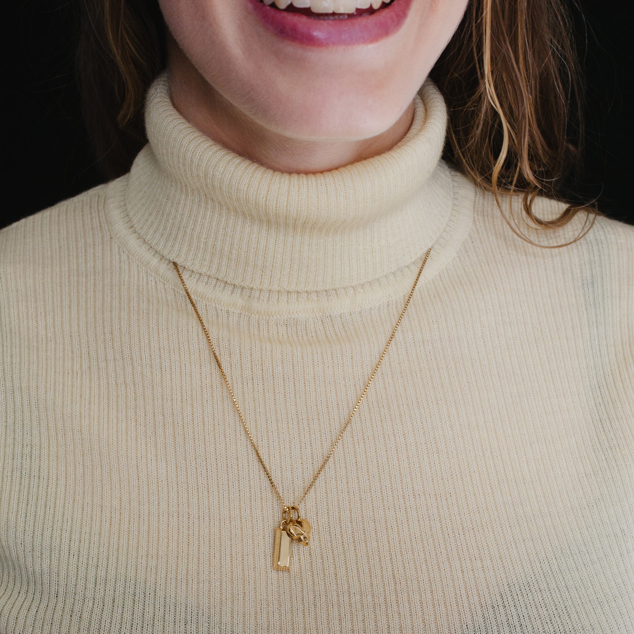 Heart & Ingot Necklace