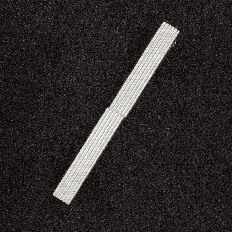 Offset Fluted Brooch