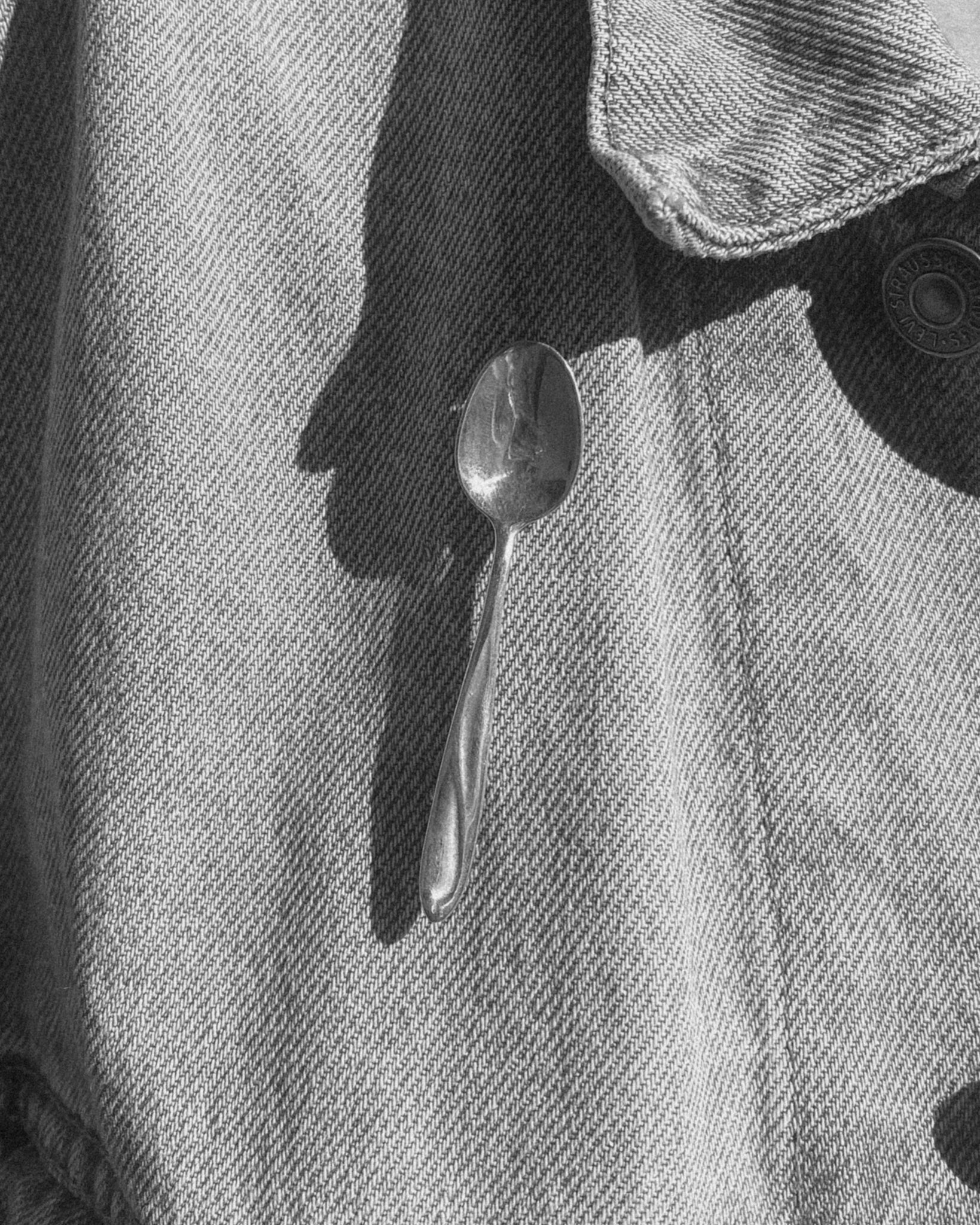 Silver Spoon Brooch