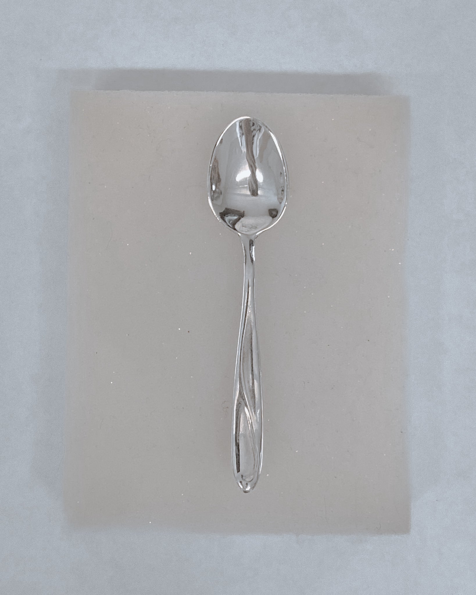 Silver Spoon Brooch